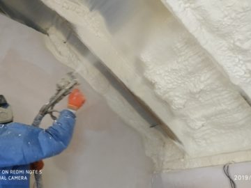 Утепление крыши изнутри пенополиуретаном